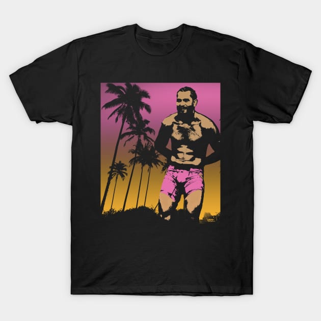 Jorge Masvidal South Beach Graphic T-Shirt by dopelope